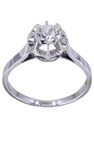 SOLITAIRE ANCIEN DIAMANT 0.55 CARAT