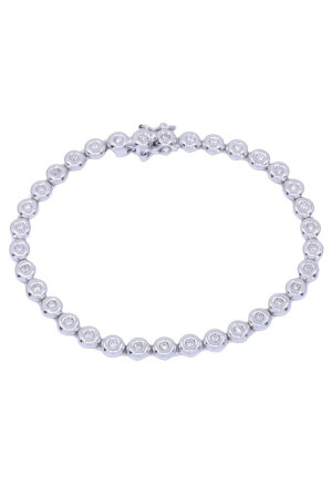 BRACELET LIGNE DIAMANTS