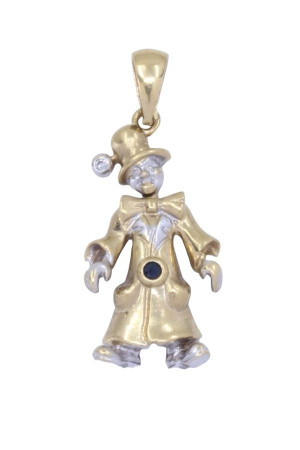 PENDENTIF CLOWN ARTICULÉ