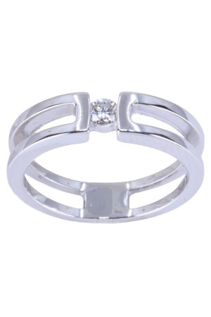 SOLITAIRE MODERNE DIAMANT