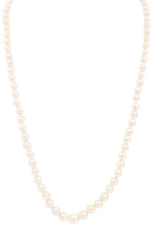 COLLIER DE PERLES EN CHUTE