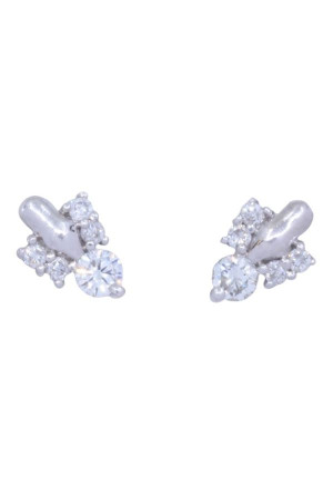 BOUCLES D'OREILLES MODERNES DIAMANTS