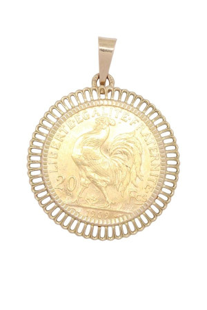 PENDENTIF 20 FRANCS MARIANNE