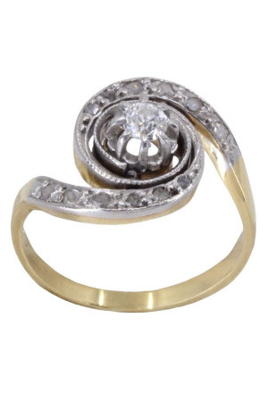 BAGUE TOURBILLON DIAMANTS...