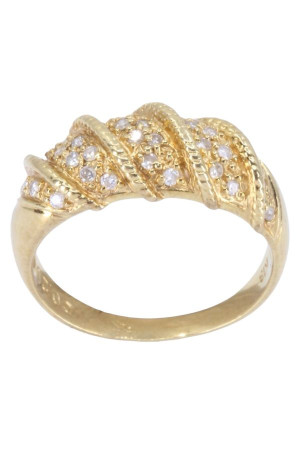 BAGUE JONC DIAMANTS