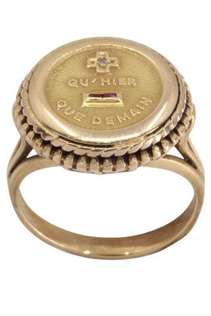 BAGUE MÉDAILLE D'AMOUR AUGIS