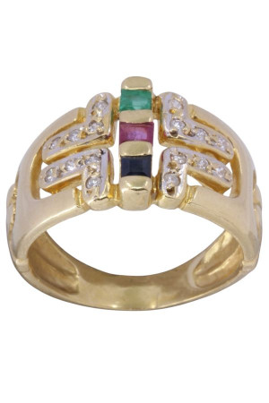 BAGUE MODERNE TUTTI FRUTTI