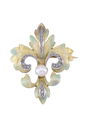 BROCHE FLEUR DE LYS