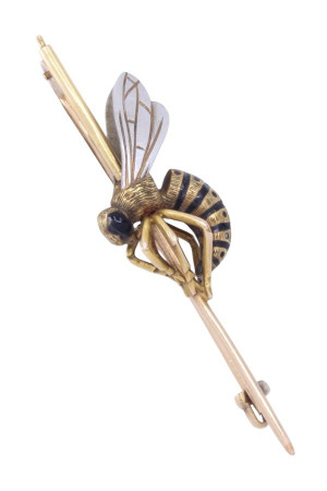 BROCHE ANCIENNE ABEILLE