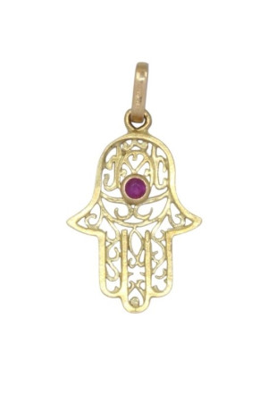 PENDENTIF MAIN DE FATMA RUBIS