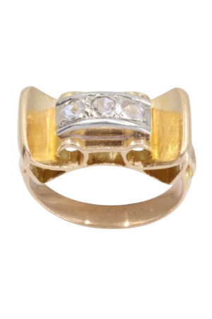 BAGUE DIAMANTS ANNÉES 40'