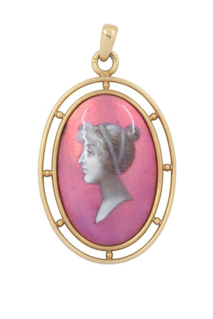 PENDENTIF ÉMAIL DE LIMOGES