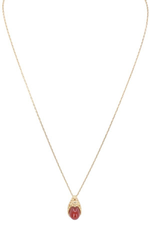 COLLIER MODERNE CORNALINE