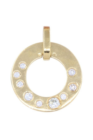 PENDENTIF MODERNE DIAMANTS