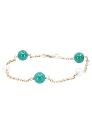 BRACELET PERLES ET AVENTURINES