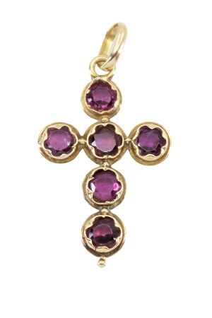 croix-ancienne-amethystes-or-18k-occasion-3446