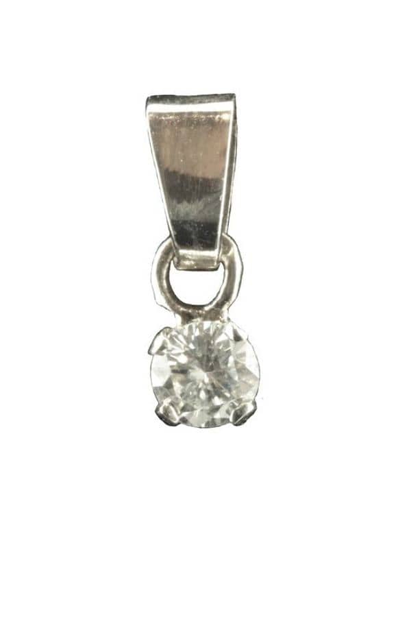 PENDENTIF DIAMANT 0.19 CARAT, photo 2 sur 3