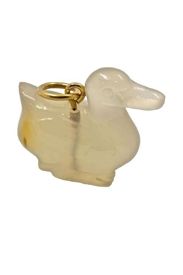 PENDENTIF CANARD VIETNAMIEN EN QUARTZ, photo 1 sur 2