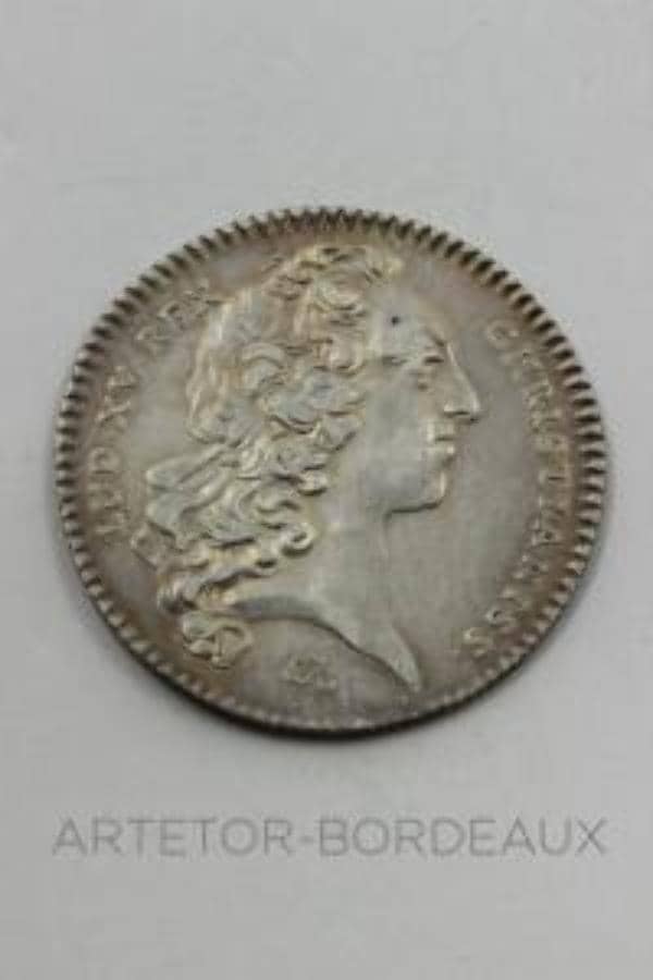 Jeton Louis XV - Trésor royal, photo 1 sur 2
