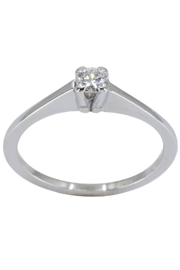SOLITAIRE DIAMANT 0.12 CARAT, photo 2 sur 3