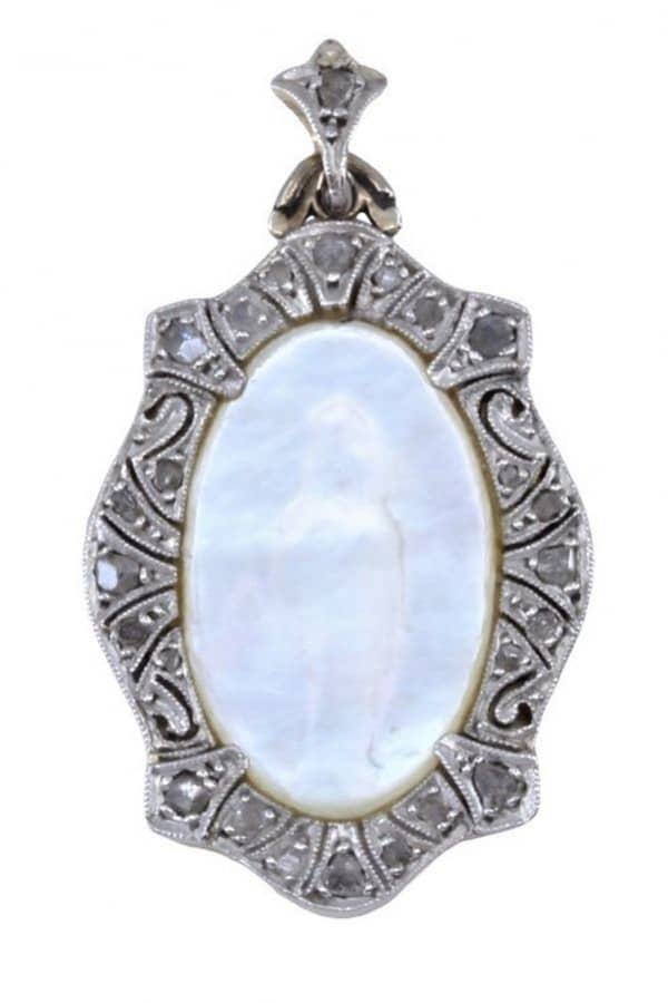 MÉDAILLE VIERGE ART DÉCO, photo 2 sur 3