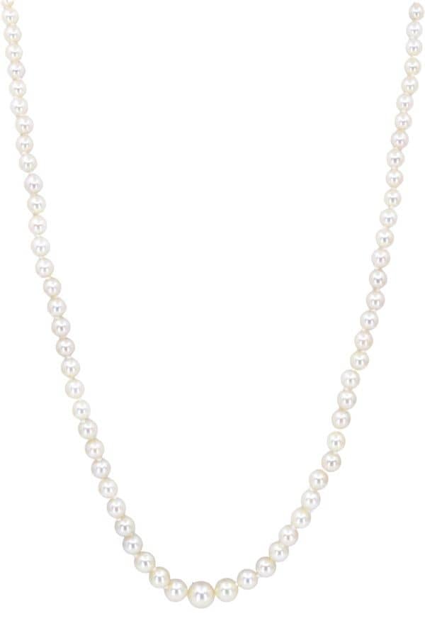 COLLIER DE PERLES EN CHUTE ART-DÉCO, photo 2 sur 3