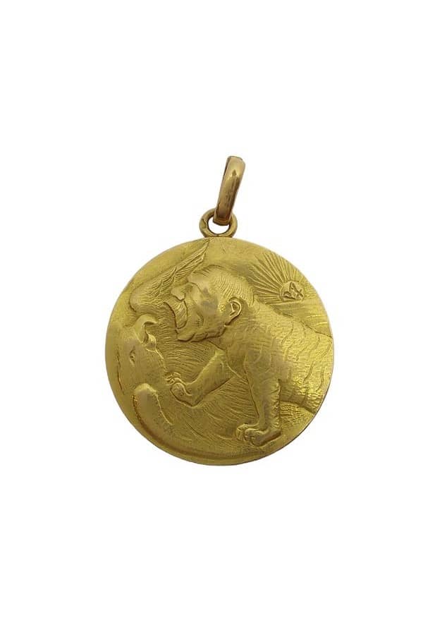 MÉDAILLE G. CLEMENCEAU ANCIENNE, photo 2 sur 3