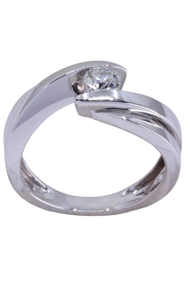 SOLITAIRE DIAMANT 0.25 CARAT, photo 2 sur 3