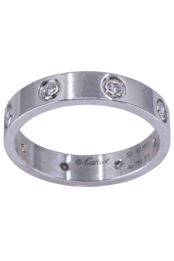 ALLIANCE CARTIER \"LOVE 8 DIAMANTS\", photo 2 sur 3