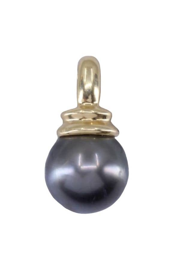 PENDENTIF MODERNE PERLE DE TAHITI, photo 2 of 3