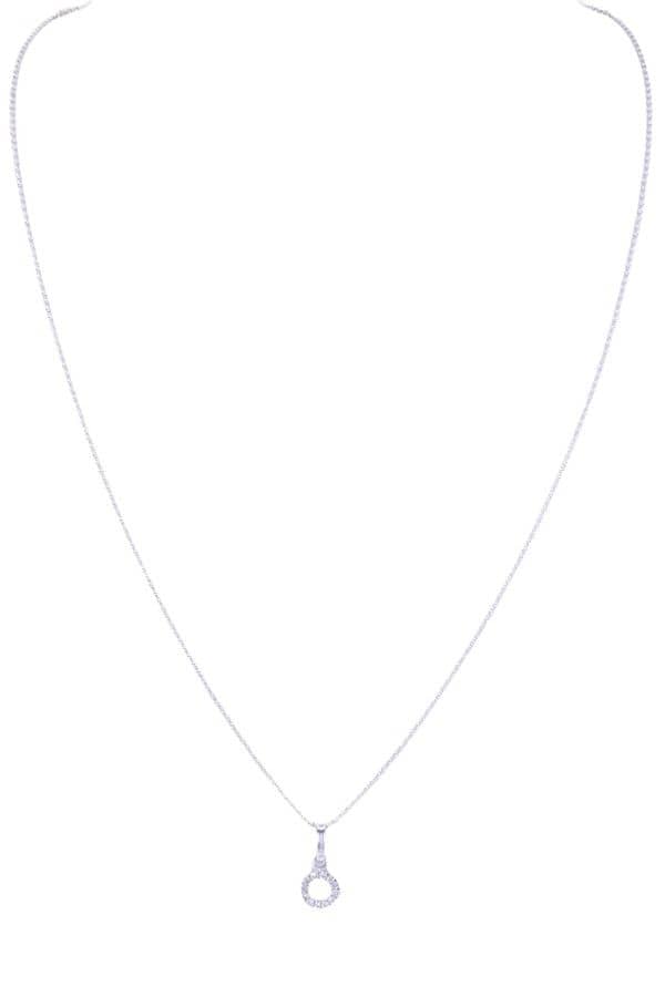 COLLIER MODERNE DIAMANTS, photo 2 sur 3