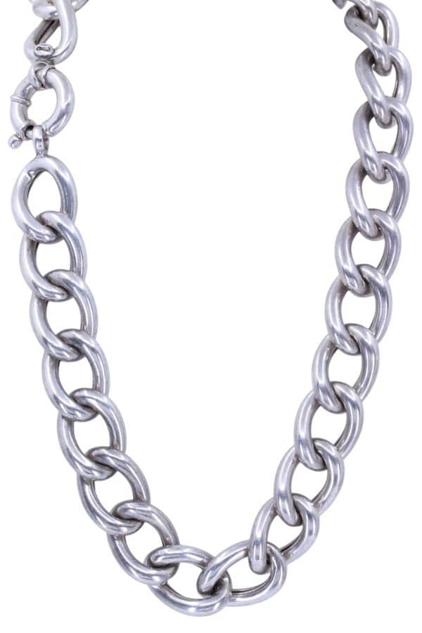 COLLIER MAILLE GOURMETTE, photo 2 sur 3