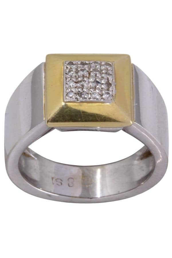 CHEVALIÈRE 2 ORS DIAMANTS, photo 2 sur 3