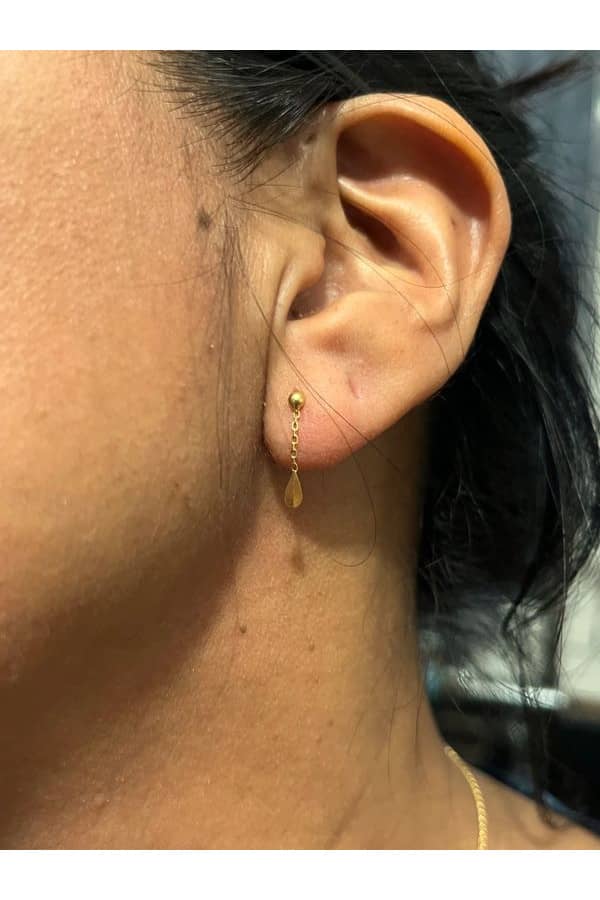 BOUCLES D'OREILLES PENDANTES, photo 2 sur 3