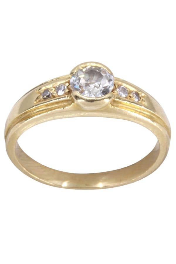 BAGUE DIAMANTS MODERNE, photo 2 sur 3