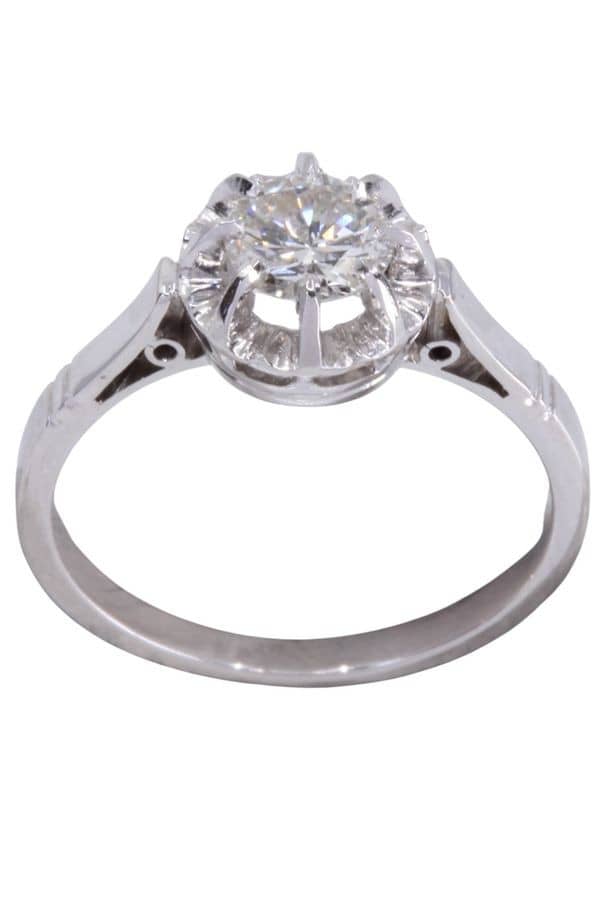 SOLITAIRE ANCIEN DIAMANT, photo 2 sur 3