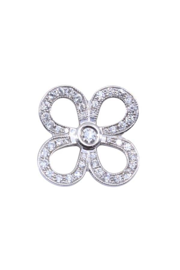 MONO BOUCLE D'OREILLE DIAMANTS, photo 2 sur 3