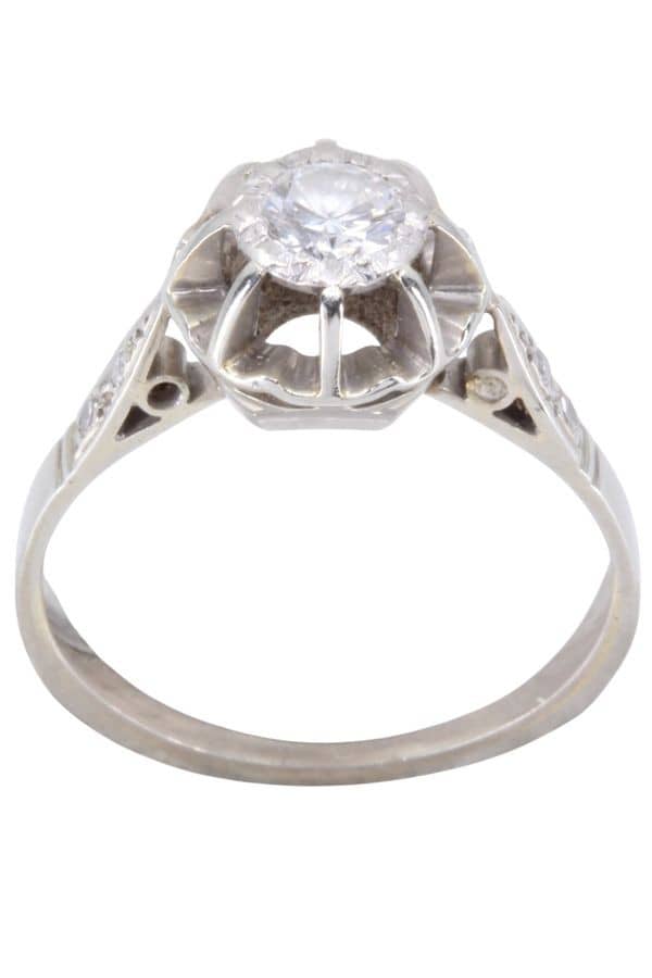SOLITAIRE ANCIEN DIAMANT, photo 2 sur 3