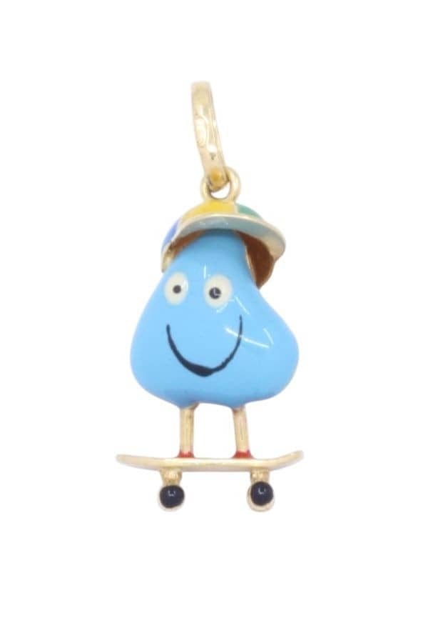 PENDENTIF MODERNE ÉMAILLÉ, photo 2 sur 3