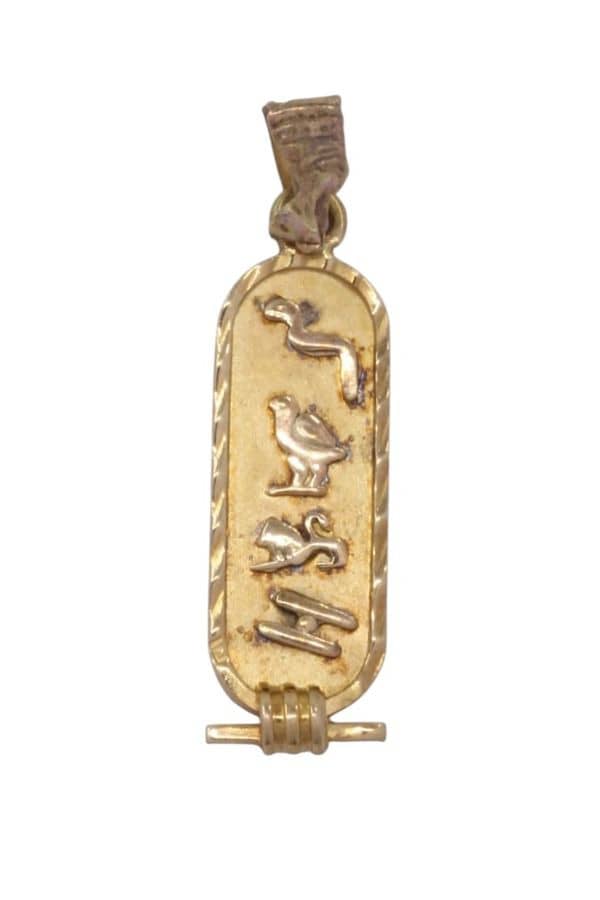 PENDENTIF CARTOUCHE EGYPTIEN, photo 2 of 3