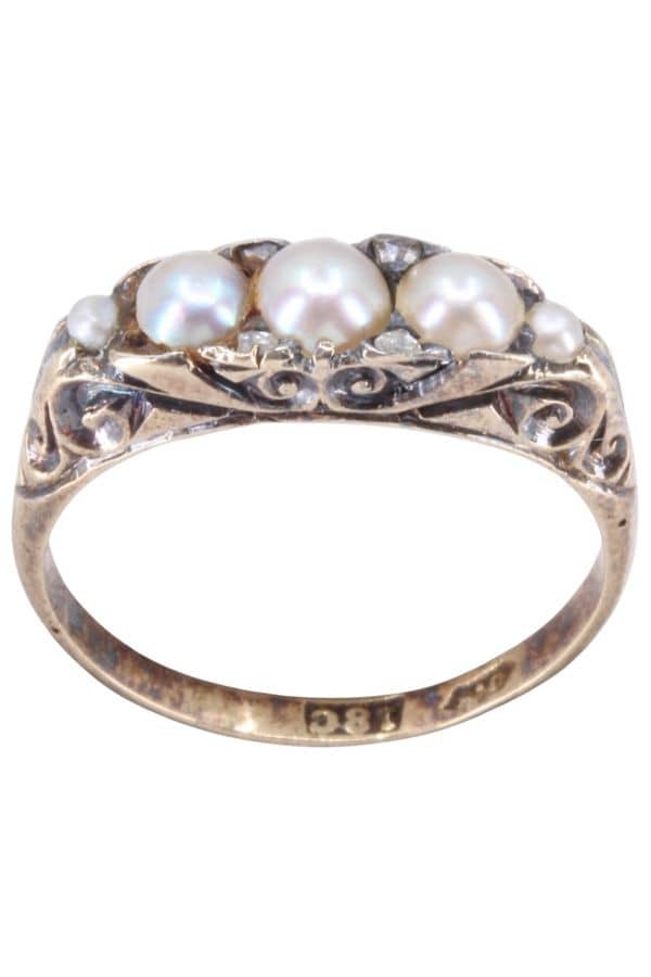 BAGUE JARRETIÈRE PERLES, photo 2 sur 3