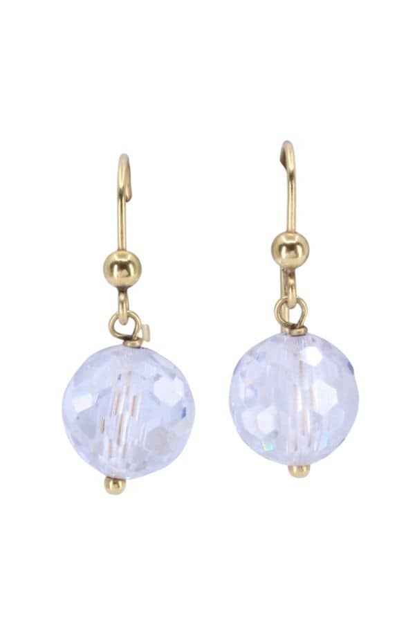 BOUCLES D'OREILLES CRISTAL, photo 2 sur 3