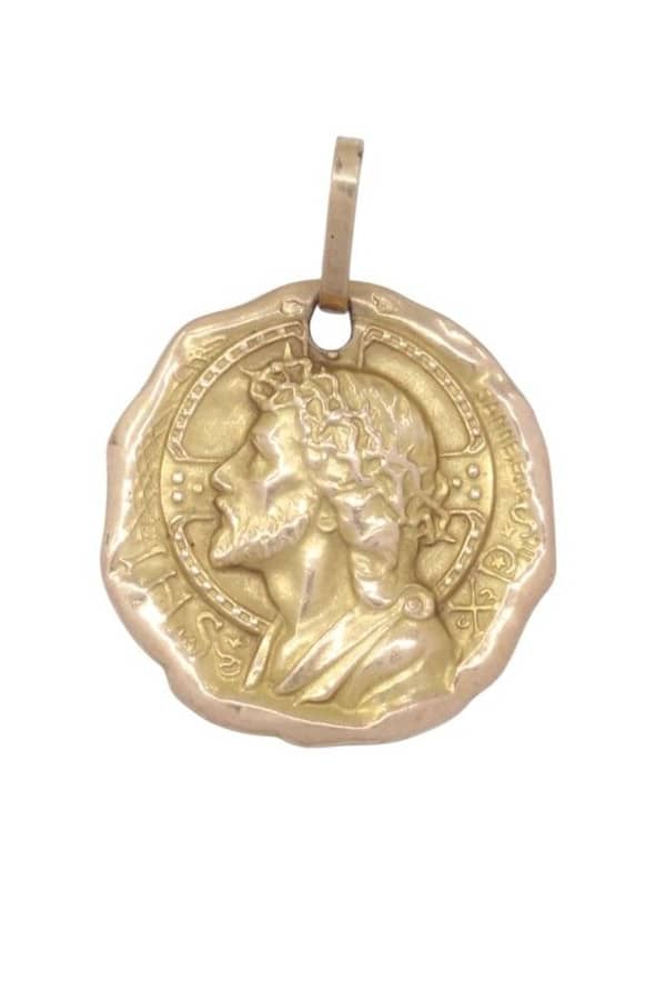 MÉDAILLE CHRIST ANCIENNE, photo 2 sur 3