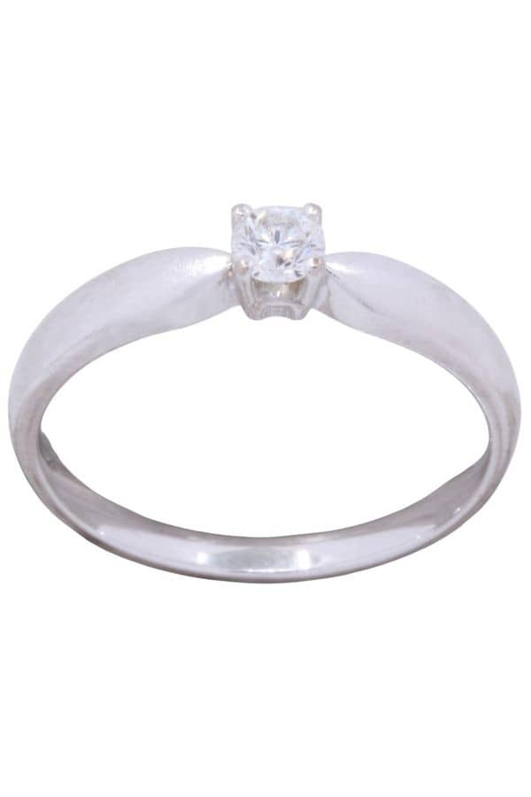 SOLITAIRE DIAMANT 0.14CT, photo 2 sur 3