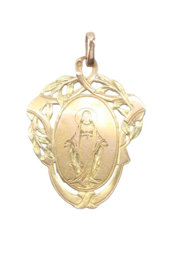 PENDENTIF VIERGE ANCIEN, photo 2 sur 3
