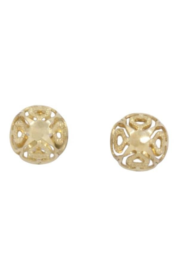 BOUCLES D'OREILLES BOULES, photo 2 sur 3