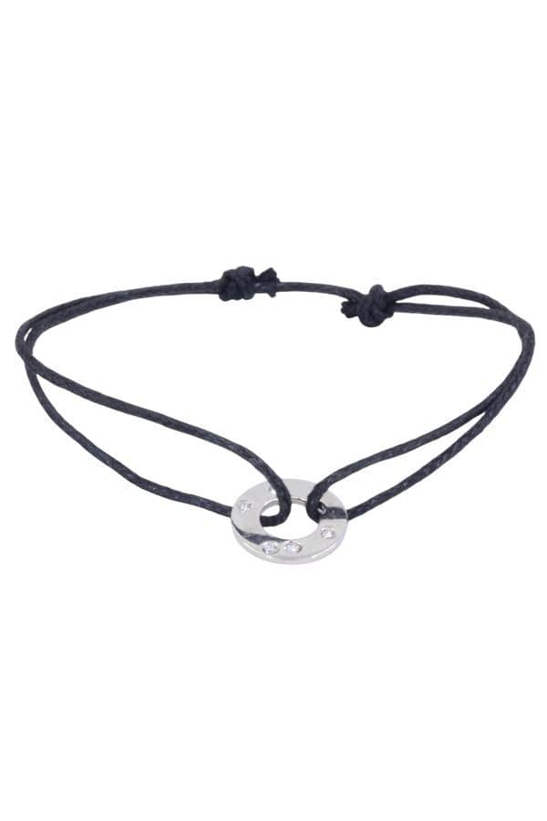 BRACELET DINH VAN CIBLE DIAMANTS, photo 2 sur 3