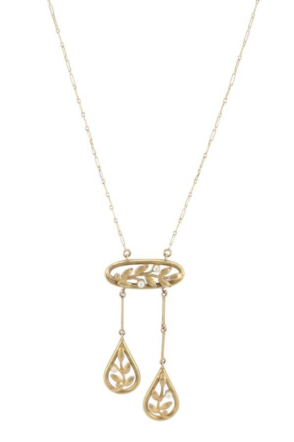 COLLIER BAYADERE ART NOUVEAU, photo 2 sur 3
