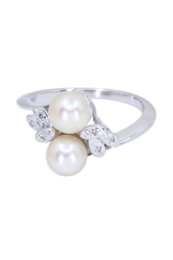 Bague Perles et Diamants - photo 6