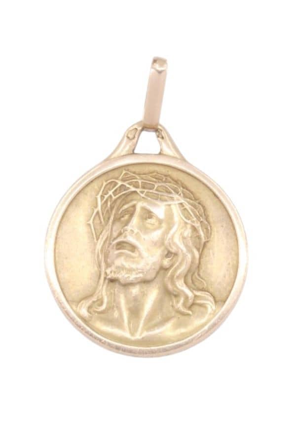 MÉDAILLE CHRIST ANCIENNE, photo 2 sur 3